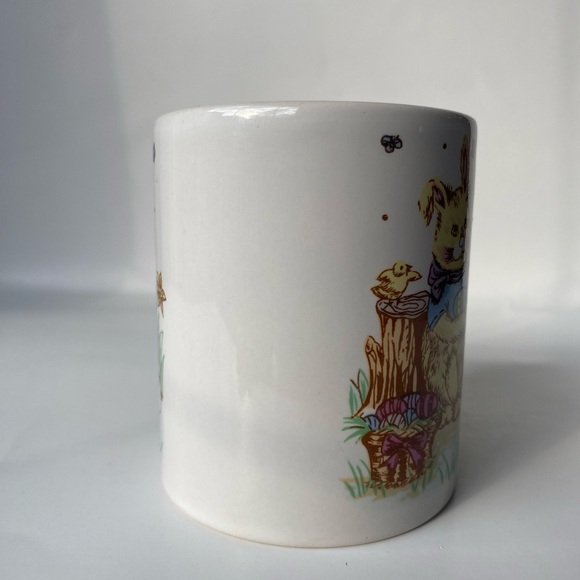 Vintage Ceramic Easter Bunny Rabbit Coffee Mug - Picture 2 of 7